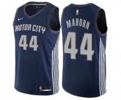 Youth Nike Detroit Pistons #44 Rick Mahorn Swingman Navy Blue NBA Jersey - City Edition