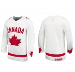 MEN'S TEAM CANADA ADULT WHITE BLANK HOCKEY JERSEY