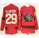 Men's Canada Hockey #29 Nathan MacKinnon Red Stitched Jersey