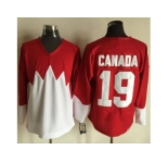 Olympic CA. #19 Canada RedWhite 1972 Commemorative CCM Stitched NHL Jersey