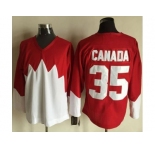 Olympic CA. #35 Canada RedWhite 1972 Commemorative CCM Stitched NHL Jersey