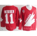 Team Canada #11 Messier Throwback red
