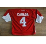Team Canada jerseys #4 blank red[1972 Vintage]