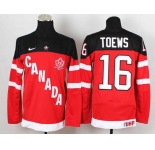 nhl jerseys team canada #16 toews red[100 th]