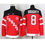 nhl jerseys team canada #8 doughty red[100 th]