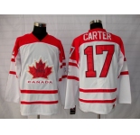 nhl team canada #17 carter 2010 olympic white