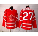 nhl team canada #27 niedremayer 2010 olympic red