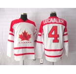 nhl team canada #4 lecavalier 2010 olympic white