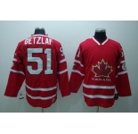 nhl team canada #51 Getzlaf 2010 olympic red