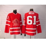 nhl team canada #61 nach 2010 olympic red