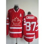 nhl team canada #87 crosby 2010 olympic red[patch A]