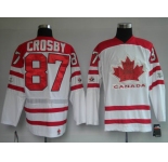 nhl team canada #87 crosby 2010 olympic white