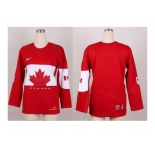 women nhl jerseys team canada blank red[2014 winter olympics]