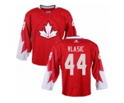 Youth Adidas Team Canada #44 Marc-Edouard Vlasic Premier Red Away 2016 World Cup Ice Hockey Jersey