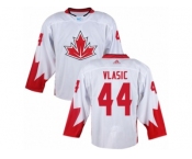 Youth Adidas Team Canada #44 Marc-Edouard Vlasic Premier White Home 2016 World Cup Ice Hockey Jersey
