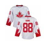 Youth Adidas Team Canada #88 Brent Burns Authentic White Home 2016 World Cup Ice Hockey Jersey