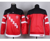 youth nhl jerseys team canada blank red[100 th]