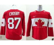 youth nhl jerseys team canada olympic #87 crosby red[2014 new]