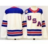 Men's USA Blank White 2025-2026 Stitched Jersey