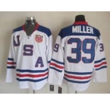 nhl jerseys team usa #39 miller olympic white-2