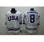 nhl team usa #8 omisarekk 2010 olympic white
