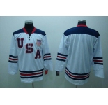 nhl team usa blank 2010 olympic white