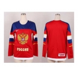 women 2014 winter olympics nhl jerseys blank red Russia
