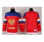 youth 2014 winter olympics nhl jerseys blank red Russia