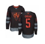 Team North America #5 Aaron Ekblad Black 2016 World Cup Stitched NHL Jersey