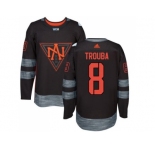 Team North America #8 Jacob Trouba Black 2016 World Cup Stitched NHL Jersey
