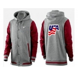 NHL Team USA Olympic Logo Pullover Hoodie 10