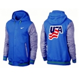 NHL Team USA Olympic Logo Pullover Hoodie 13