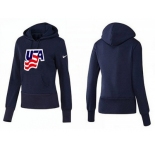NHL Women Team USA Olympic Logo Pullover Hoodie 10