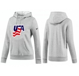 NHL Women Team USA Olympic Logo Pullover Hoodie 13