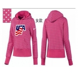 NHL Women Team USA Olympic Logo Pullover Hoodie 17