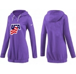 NHL Women Team USA Olympic Logo Pullover Hoodie 20