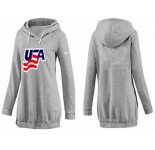 NHL Women Team USA Olympic Logo Pullover Hoodie 21