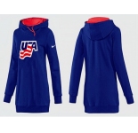 NHL Women Team USA Olympic Logo Pullover Hoodie 24