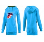 NHL Women Team USA Olympic Logo Pullover Hoodie 28