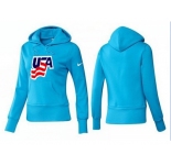 NHL Women Team USA Olympic Logo Pullover Hoodie 5