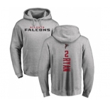 Football Atlanta Falcons #2 Matt Ryan Ash Backer Pullover Hoodie