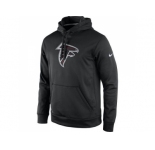 Men's Atlanta Falcons Nike Black Practice Performance Pullover Hoodie