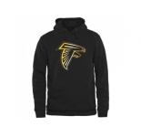Men's Atlanta Falcons Pro Line Black Gold Collection Pullover Hoodie