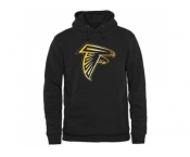 Men's Atlanta Falcons Pro Line Black Gold Collection Pullover Hoodie