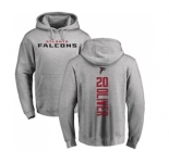 NFL Nike Atlanta Falcons #20 Isaiah Oliver Ash Backer Pullover Hoodie