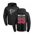 NFL Nike Atlanta Falcons #99 Terrell McClain Black Name & Number Logo Pullover Hoodie