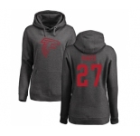 NFL Women's Nike Atlanta Falcons #27 Damontae Kazee Ash One Color Pullover Hoodie