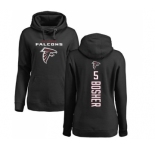 NFL Women's Nike Atlanta Falcons #5 Matt Bosher Black Backer Pullover Hoodie