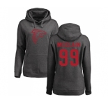NFL Women's Nike Atlanta Falcons #99 Terrell McClain Ash One Color Pullover Hoodie