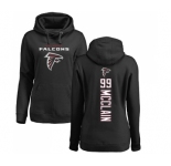 NFL Women's Nike Atlanta Falcons #99 Terrell McClain Black Backer Pullover Hoodie